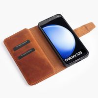 Wachikopa Étui de téléphone portefeuille Multi Wallet Samsung Galaxy S23 - Camel