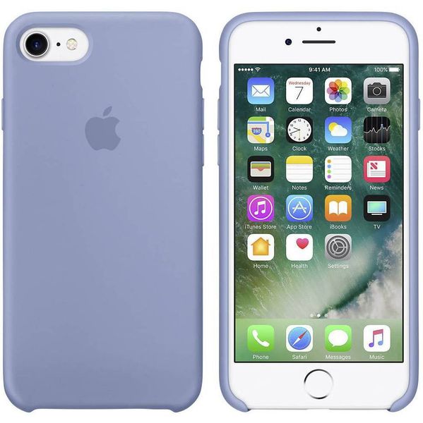 Apple Coque en silicone Apple iPhone SE (2022 / 2020) / 8 / 7 - Azure