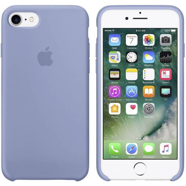 Apple Coque en silicone iPhone SE (2022 / 2020) / 8 / 7 - Azure