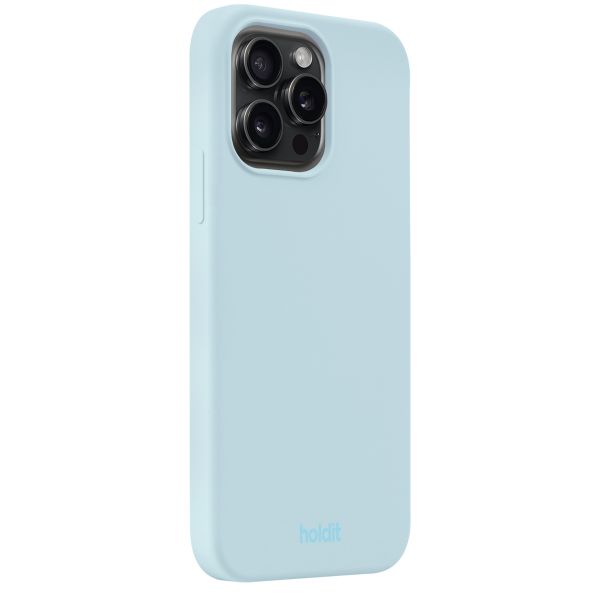 Holdit Coque Silicone Apple iPhone 13 Pro Max - Mineral Blue