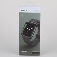 Uniq Bracelet tressé Aspen Apple Apple Watch Series 1 á 9 / SE (38/40/41 mm) | Series 10 (42 mm) - Vert Cyprès