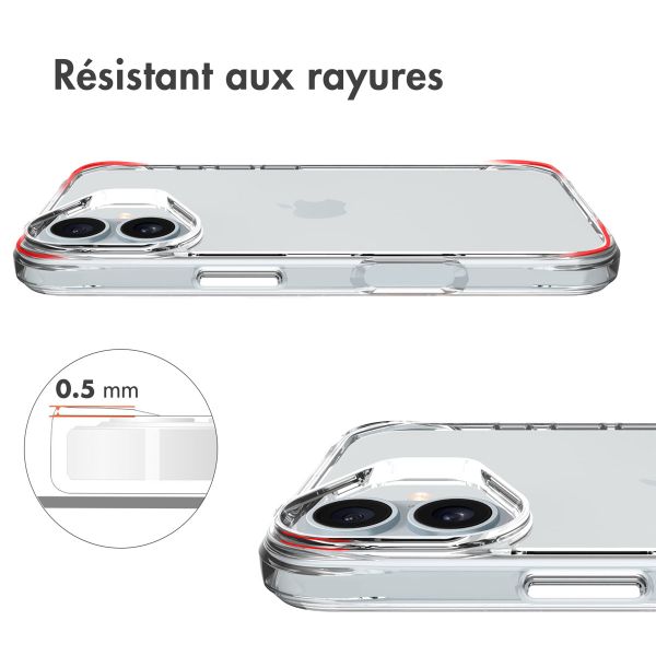 imoshion Coque Rugged Air iPhone 16 - Transparent