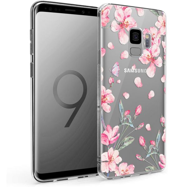 imoshion Coque Design Samsung Galaxy S9 - Fleur - Rose