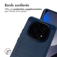 imoshion Coque Brushed Xiaomi Redmi Note 15 (4G) - Bleu foncé