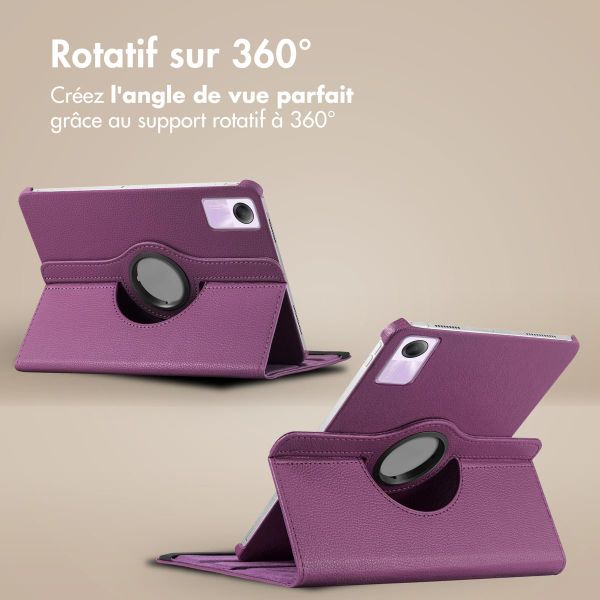 imoshion Coque tablette rotatif à 360° Xiaomi Redmi Pad SE - Violet