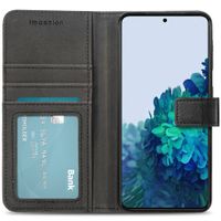 imoshion Étui de télephone portefeuille de luxe Samsung Galaxy S21 Plus - Noir