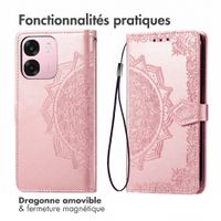 imoshion Etui de télephone Mandala Oppo A6 (5G) - Rose Gold