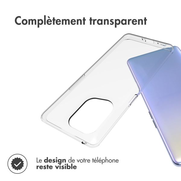 Accezz Coque Clear Oppo Find X5 5G - Transparent