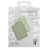 iDeal of Sweden MagSafe Powerbank Slim 5.000 mAh - Batterie externe sans fil - Sage Green