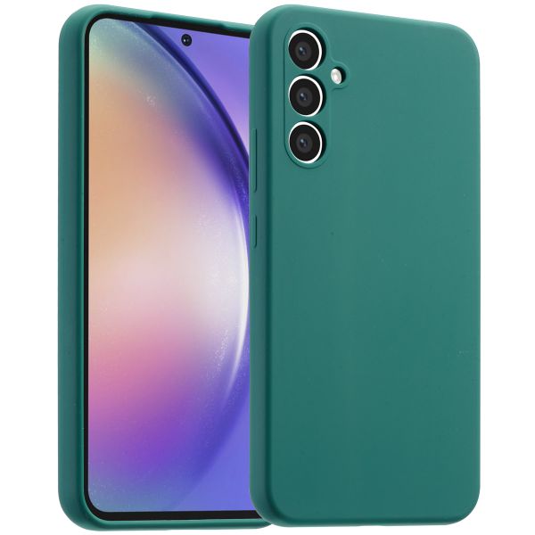 Accezz Coque Liquid Silicone Samsung Galaxy A54 (5G) - Forest Green