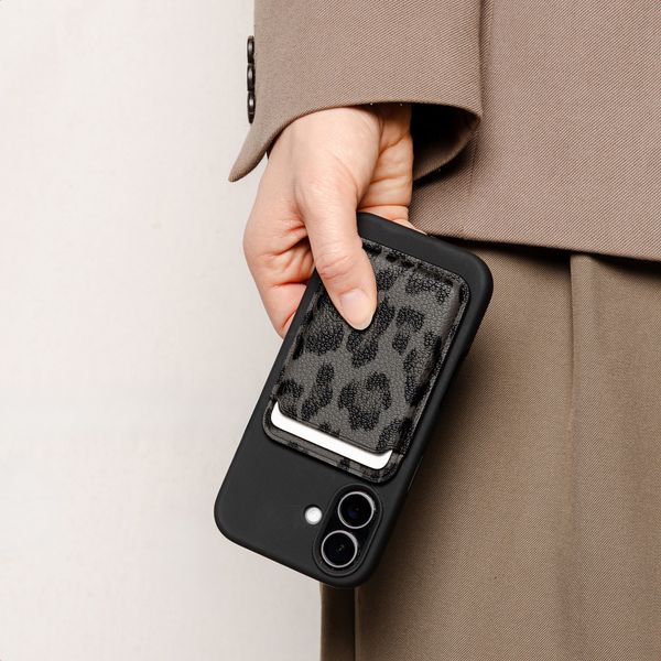 Selencia Porte-cartes Sabi avec MagSafe - Midnight Black