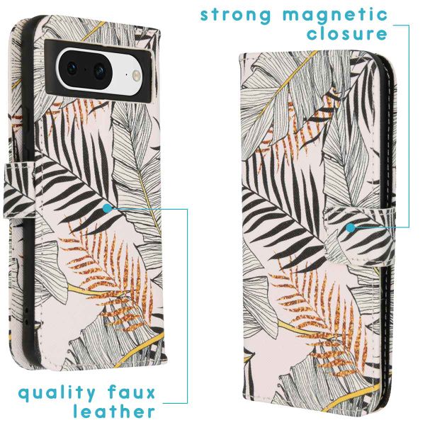 imoshion Coque silicone design Google Pixel 8 - Glamour Botanic