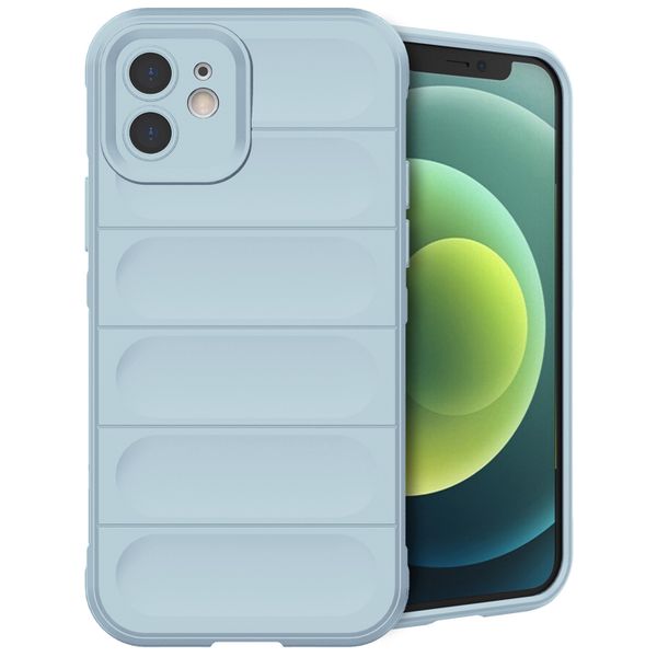 imoshion Coque arrière EasyGrip iPhone 12 - Bleu clair