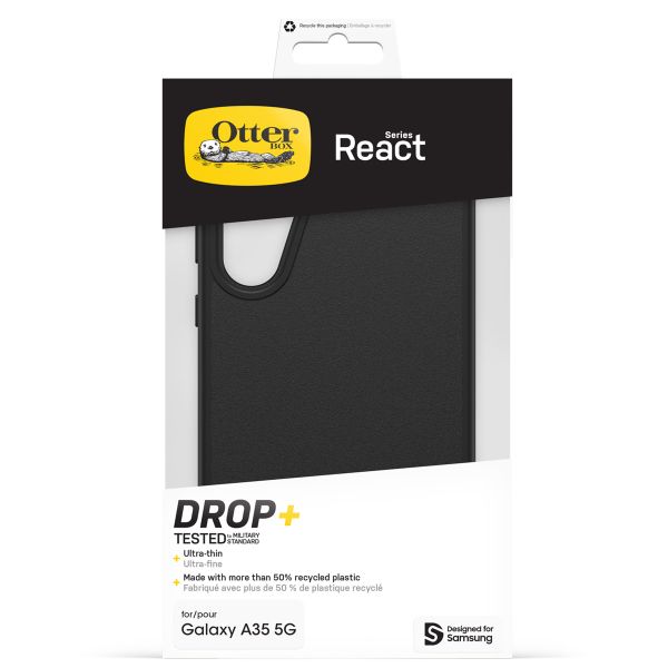 OtterBox Coque arrière React Samsung Galaxy A35 - Black