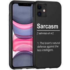 imoshion Coque Design iPhone 11 - Quote - Noir