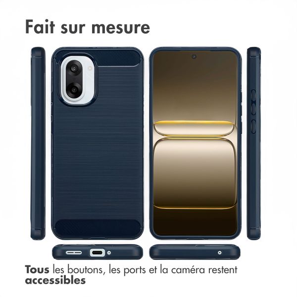imoshion Coque Brushed OnePlus Nord CE5 - Bleu foncé