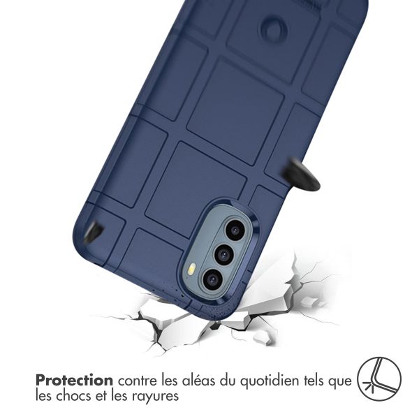 imoshion Coque Rugged Shield Motorola Moto G31 / G41 - Bleu foncé