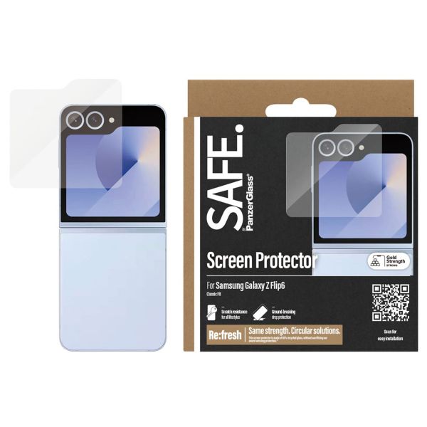 SAFE by PanzerGlass Protection d'écran Ultra-Wide Fit Samsung Galaxy Z Flip 6