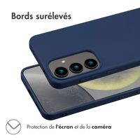 imoshion Coque Couleur Samsung Galaxy S25 - Bleu foncé