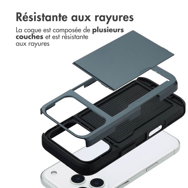 imoshion Coque arrière avec porte-cartes Apple iPhone 17 Pro - Bleu foncé