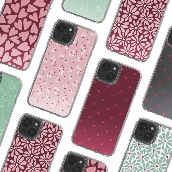 imoshion Coque Design Apple iPhone 15 - Berries Blush