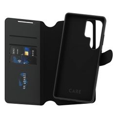 CARE by PanzerGlass Étui de télephone portefeuille Tango 2 en 1 avec MagSafe Samsung Galaxy S25 Ultra - Black