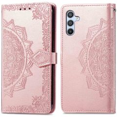 imoshion Etui de téléphone portefeuille Mandala Samsung Galaxy A26 - Rose Dorée