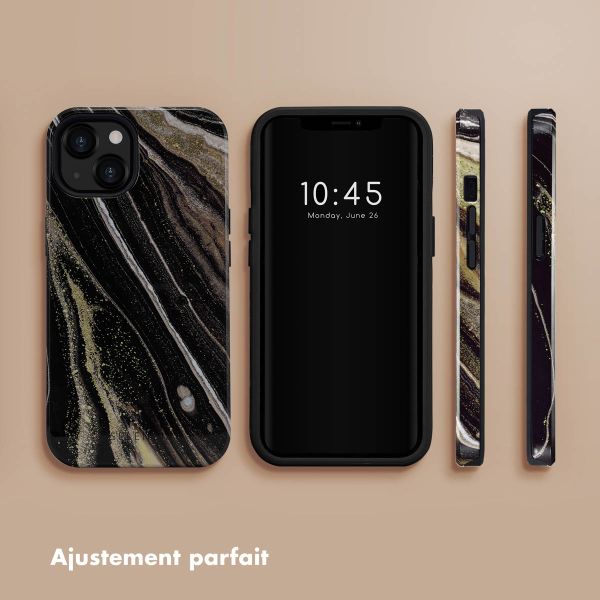 Selencia Coque arrière Vivid Tough iPhone 13 - Chic Marble