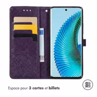 imoshion Etui de télephone Mandala Honor Magic 6 Lite - Violet
