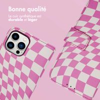 imoshion Étui de télephone portefeuille Design Apple iPhone 12 (Pro) - Retro Pink