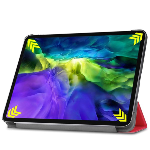 imoshion Coque tablette Trifold iPad Pro 11 (2020-2018) - Rouge