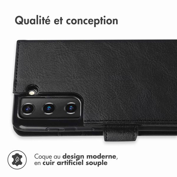 imoshion Étui de télephone portefeuille Samsung Galaxy S21 - Noir