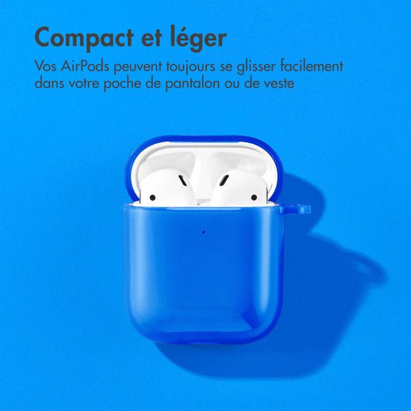 imoshion Coque Néon Apple AirPods 1 / 2 - Bleu Cobalt