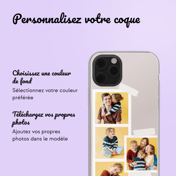 Coque personnalisée avec pellicule N°1 iPhone 12 (Pro) - Transparent