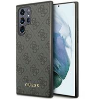 Guess Coque arrière 4G Classic Logo Samsung Galaxy S24 Ultra - Noir