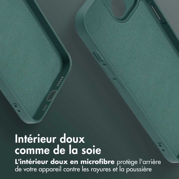 imoshion Coque Couleur avec MagSafe iPhone 14 - Vert foncé