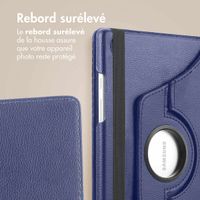 imoshion Coque tablette rotatif à 360° Galaxy Tab A8 - Bleu foncé