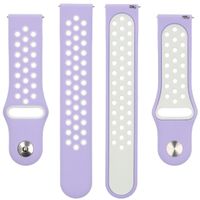 imoshion Bracelet sportif en silicone Garmin Vivoactive 4L -Violet / Blanc