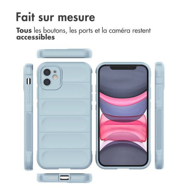 imoshion Coque arrière EasyGrip iPhone 11 - Bleu clair