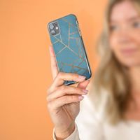 imoshion Coque Design Apple iPhone 12 (Pro) - Blue Graphic