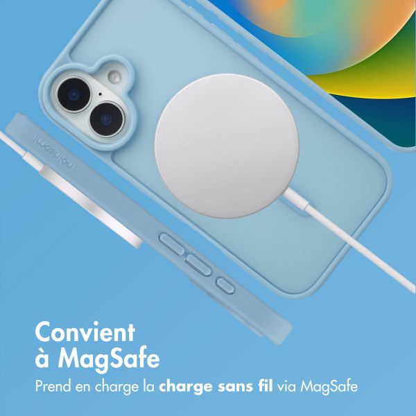 imoshion Coque Color Guard avec MagSafe iPhone 16 - Bleu clair