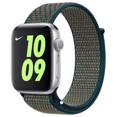 Apple Bracelet Nike Sport Loop Apple Watch | 44/45/46/49 mm - Hyper Crimson / Neptune Green