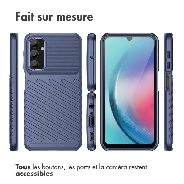 imoshion Coque arrière Thunder Samsung Galaxy A25 (5G) - Bleu foncé