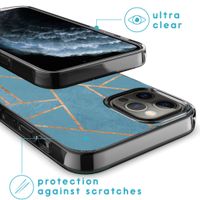 imoshion Coque Design iPhone 12 (Pro) - Blue Graphic