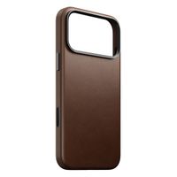 Nomad Coque arrière Traditional Leather avec MagSafe Apple iPhone 17 Pro Max - Marron