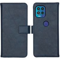 imoshion Étui de téléphone portefeuille Luxe Motorola Moto G100 -Bleu