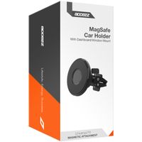 Accezz Support de téléphone pour voiture iPhone 14 Plus - MagSafe - Grille de ventilation - Magnétique - Noir