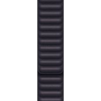 Apple Bracelet Leather Link Apple Watch Series 1 t/m 11 / SE / Ultra (44/45/46/49 mm) - Taille M/L - Ink