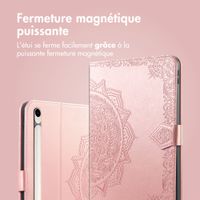 imoshion Coque tablette Samsung Galaxy Tab S9 11.0 pouces / S10 Lite / S10 FE / S9 FE 10.9 pouces - Rose Gold