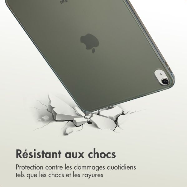 Accezz Coque Frosted Apple iPad Air 11 pouces (2025) M3 / (2024) M2 / Air 5 (2022) / Air 4 (2020) - Noir